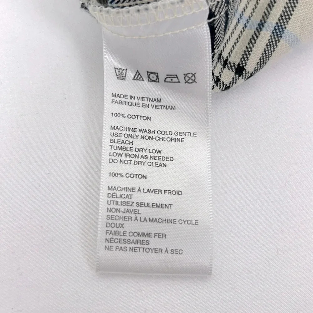 Urban Outfitters Mens Medium Hoodie Flannel‎ Scotch Plaid Shirt - Picture 9 of 9